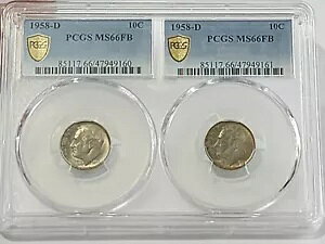 yA 1958-D MS66 FB [Yxg Vo[ _C ~g Zbg IWi g[jO PCGS DBL Xu