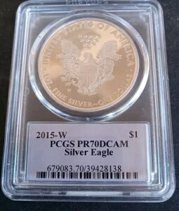 2015 W AJ C[O $1 PCGS PR 70 DCAM g[}X N[uh lCeBu x