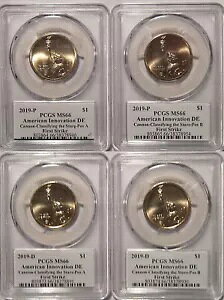 2019 P&D Cmx[V $1 Lm ރX^[ PCGS MS66 t@[Xg XgCN |WV A&B