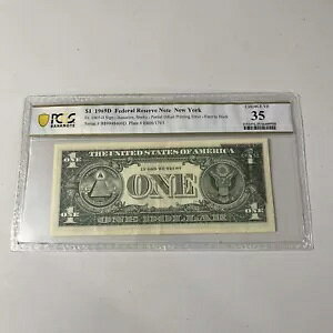 1969 $1 �G���[�m�[�g PCGS 35