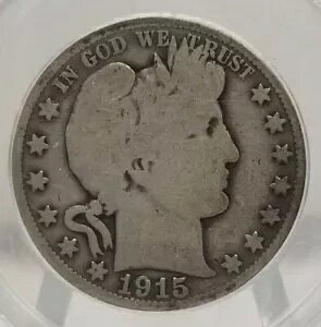 1915 50C �o�[�o�[ �n�[�t�_���[ PCGS VG08 ���Ɋ󏭂ȃ~���g�ł��B