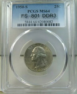 1950 S Vg NH[^[ PCGS MS64 *FS 801 DDR-003* BR