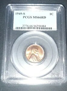 1949 �N��̃����J�[�� �Z���g PCGS �O���[�h MS66 RD