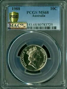 1988 I[XgA 10 Zg PCGS MS68 PQ 2nd ōO[h MAC X|bgX *