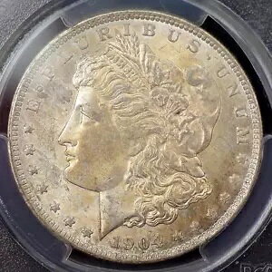 1904-O [K _[ MS63 PCGS Creamsicle Caramel Toned Obv Paper Doll Toned Rev