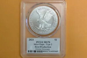 2021 $1 AJ Vo[ C[O 1IX PCGS MS70 WFh Iu Ct O[X SZ[W T2