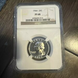 ??1964 25C �v���[�t ���V���g�� �N�H�[�^�[�_���[ PF68 NGC 5716544-001??
