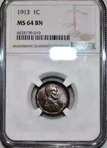 NGC MS-64 BN 1913-P J[ ZgAFɋPW{B