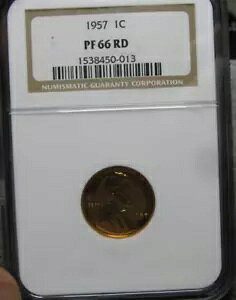 1957 v[t J[ Zg ---- PROOF-66 bh NGC Xu RC ---- #291B