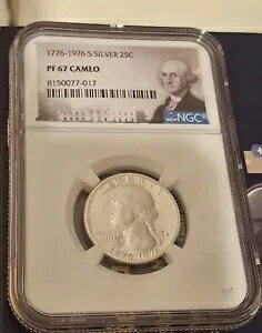 1776 - 1976 S NGC PF67 JI Vo[ v[t Vg NH[^[ 25c oCZejA