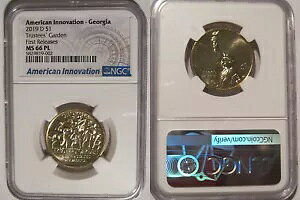 2019 D Innovation Trustees Garden Dollar $1 NGC MS 66 PL ���񃊃��[�X PROOFLIKE