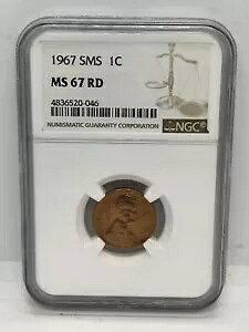 1967 SMS J[ Zg NGC MS 67 RD #1135B *