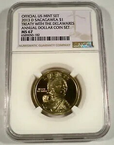 2013-D NGC MS67 fEFABƂ̃TJKEBAh $1 MS 67