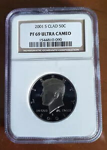 2001-S �P�l�f�B �N���b�h �n�[�t�_���[ NGC PF 69 �E���g�� �J���I 50C