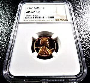 ?? 1966 SMS J[LOZ^[ - NGC MS67 RD KM# 201 - !