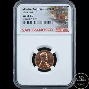 1965 J[LOZg SMS NGC MS66RD bh XyV ~g Zbg!!!!