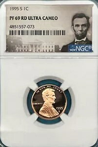 1995-S J[LO yj[ 1C NGC PF 69 RD Eg JI