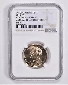 MS67 2013-P �E�b�h���E �E�B���\�� �A�j���A�� �Z�b�g �哝�̃h�� NGC �č�������