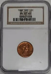1966 SMS J[ Zg 1c NGC MS-67 RD