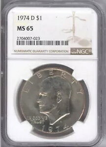 1974-D AC[n[ h 1 h NGC MS 65