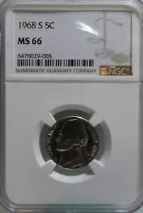 1968-S WFt@[\ jbPANGC MS66Ao[Xł̑f炵Xebv
