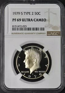 1979-S �^�C�v 2 �P�l�f�B �n�[�t�_���[ - NGC PF69 �E���g�� �J���I - ?COINGIANTS?
