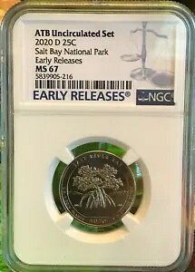 2020 D 25c �\���g �x�C�������� NGC MS 67 ���������[�X �ŏ��ɂȂ�΍K���ł�
