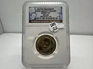 MS68 2008-P �W���� �N�C���V�[ �A�_���X �哝�̃h�� NGC �č������� DB1-22
