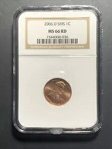 2006 D 1C �f���o�[ �~���g �����J�[���L�O�y�j�[ - �R�C�� �O���[�h NGC MS66 RD SMS