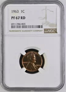 1963 �v���[�t �����J�[�� �������A�� �Z���g 1C - NGC - PF 67 RD �u���C�g���b�h!
