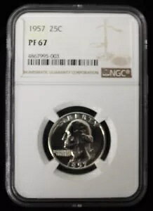 1957 25C Vo[ Vg NH[^[ - NGC PF 67