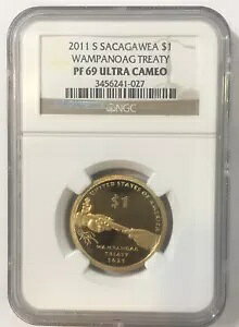 2011-S v[t SACAGAWEA pmAO NGC PF69 Eg JI