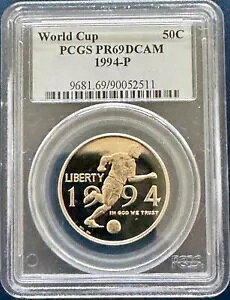 1994-P PCGS PR69DCAM ���[���h�J�b�v �T�b�J�[ �n�[�t�_���[