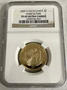 2009 S SACAGAWEA AGRICULTURE $1 PF-69 �E���g�� �J���I NGS �X���u