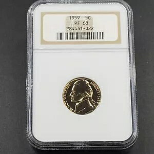 1959 P �W�F�t�@�[�\�� �j�b�P�� �R�C�� �v���[�t NGC PF68 GEM �R���{ �V�b�v �f�B�X�J�E���g #2