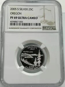 2005 S Vo[ 25C IS PF 69 Eg JI NGC (NJL027243)