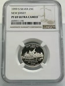 1999 S Vo[ 25C j[W[W[ PF 69 Eg JI NGC (NJL027295)