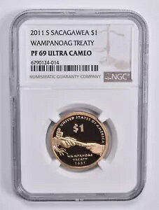 PF69 UCam 2011-S TJKEBA $1 pmAOuE x NGC