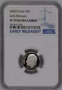 2020-S DIME Clad PROOF NGC PF70 ULTRA Cameo ���������[�X