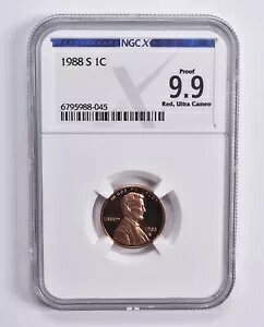 プルーフ 9.9 RD UCAM 1988-S リンカーン記念館 NGC X NGCX