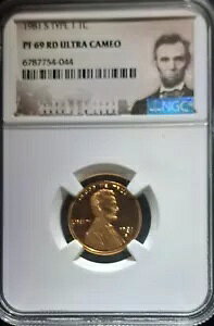 1981 S �^�C�v 1 NGC PF69 RD �E���g�� �J���I �v���[�t �����J�[�� �������A�� �y�j�[ 1C �|�[�g���[�g