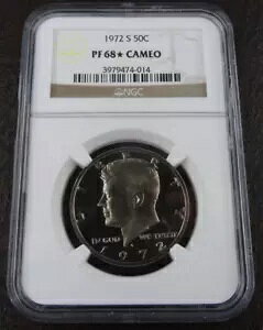 1972-S �P�l�f�B �n�[�t�_���[ �v���[�t NGC PF 68 �J���I 50C �X�^�[