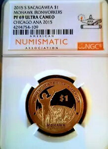 2015-S TJKEBA VJS ANA z[N ACA[J[Y lCeBu AJ $1 NGC PF69 UCAM
