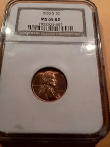 1936-S J[ EB[g 1 Zg NGC MS65RD;fGȌ