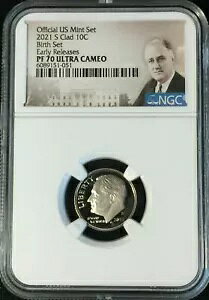 2021-S NGC *�v���[�t 70 *UCAM ROOSEV DIME *���������[�X *�o�[�X�Z�b�g