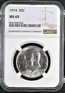 1974 PlfB n[t_[ 50 Zg NGC MS65 UNC ڍ׃RC #H