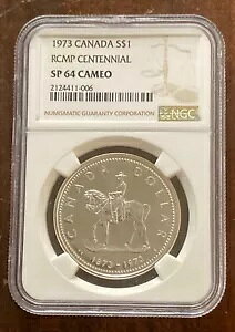 1973 Ji_h - NGC SP64 JI - RCMP 100 N