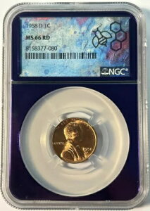 1958 D J[ EB[g Zg MS66 RD NGC p[v RA
