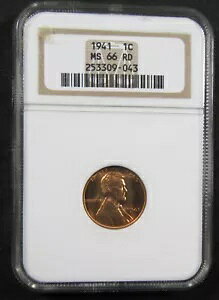1941 1c NGC MS66 RDB^Ԃȕ\ʂfGłB (824158)