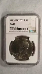 1976 P ^Cv 2 AC[n[ h NGC MS65 WF IKE 1 h RCiŔ̔܂B